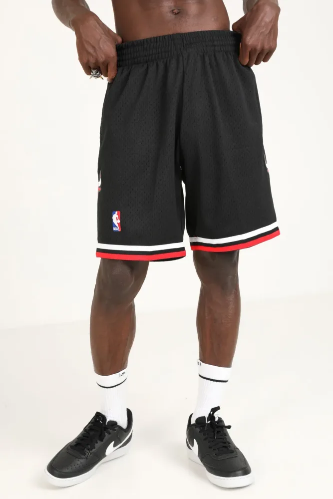 Mitchell & Ness Mesh Shorts - Chicago Bulls - Schwarz L Herren