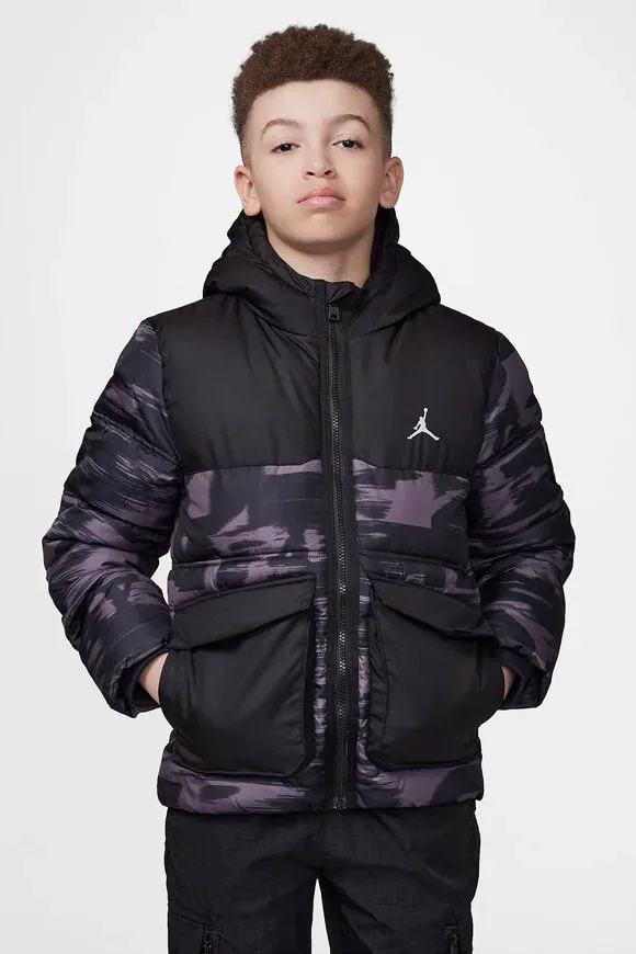 Jordan Pufferjacke - Iron Grey M Kids