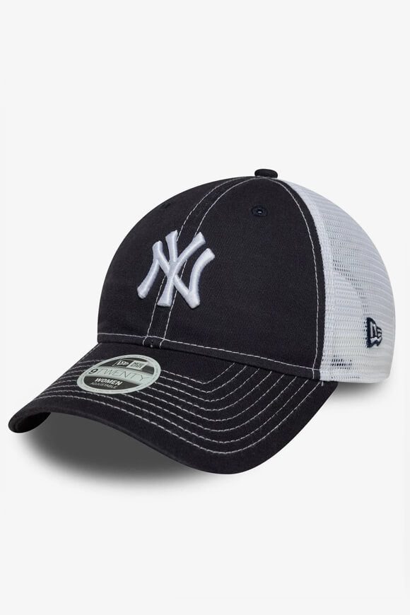 New Era 9Twenty Trucker Cap / Strapback - Dark Navy + White Einheitsgroesse Damen