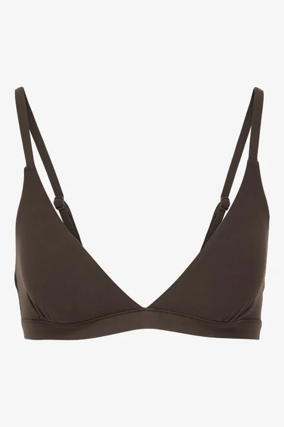 Only Lingerie - Triangel-BH, ohne Bügel, für Damen, Dunkelbraun, Größe M