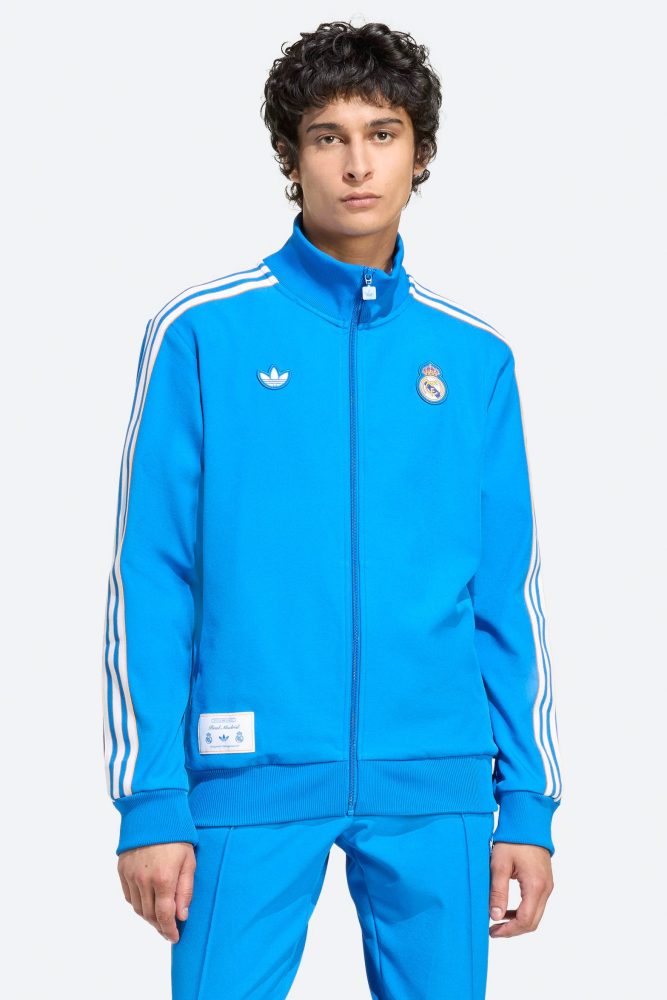 Adidas Originals Real Madrid Trainingsjacke - Blue Bird + White S Herren