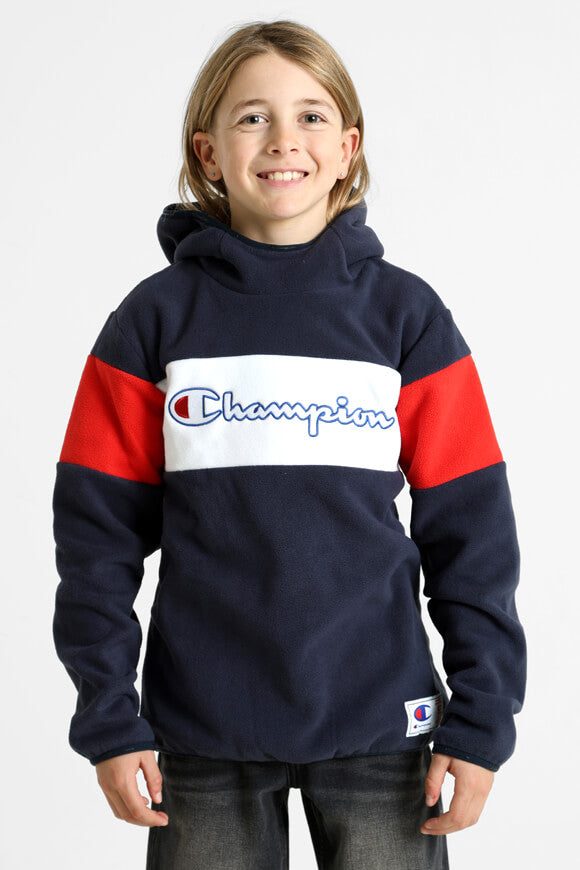 Champion Fleece Kapuzensweater - Navy L Kids