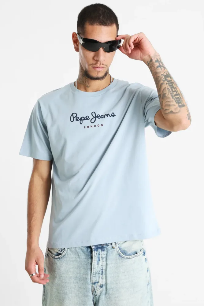 Pepe Jeans T-Shirt - Fade Blue L Herren
