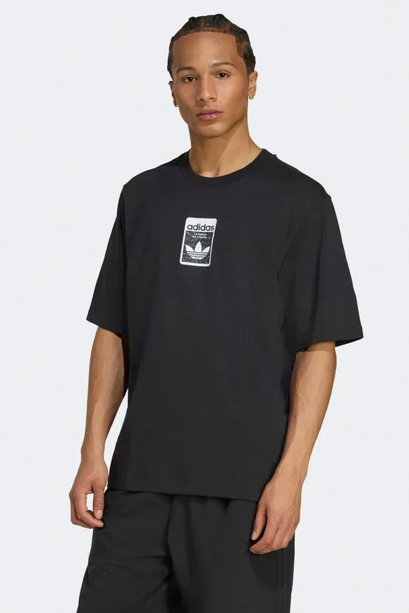 Adidas Originals Oversize T-Shirt - Black S Herren