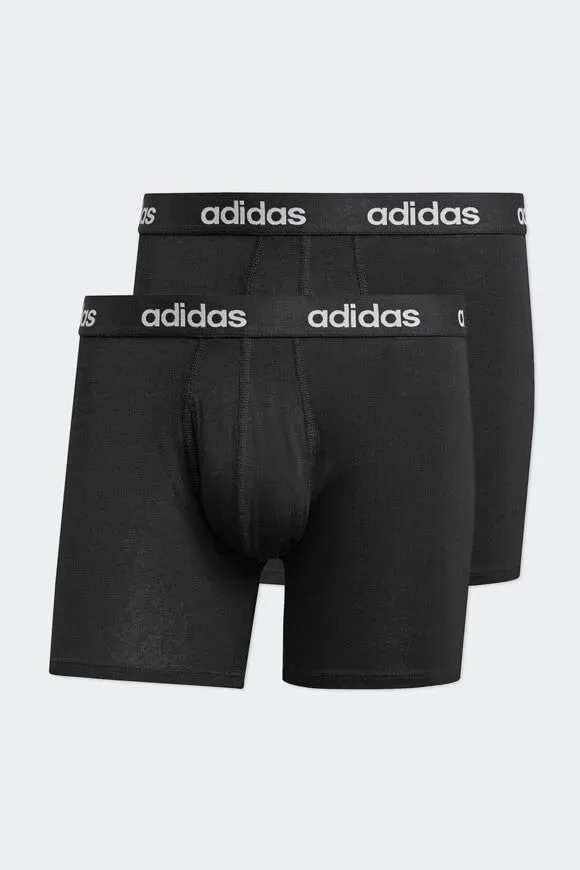 Adidas Originals Doppelpack Boxershorts - Schwarz M Herren