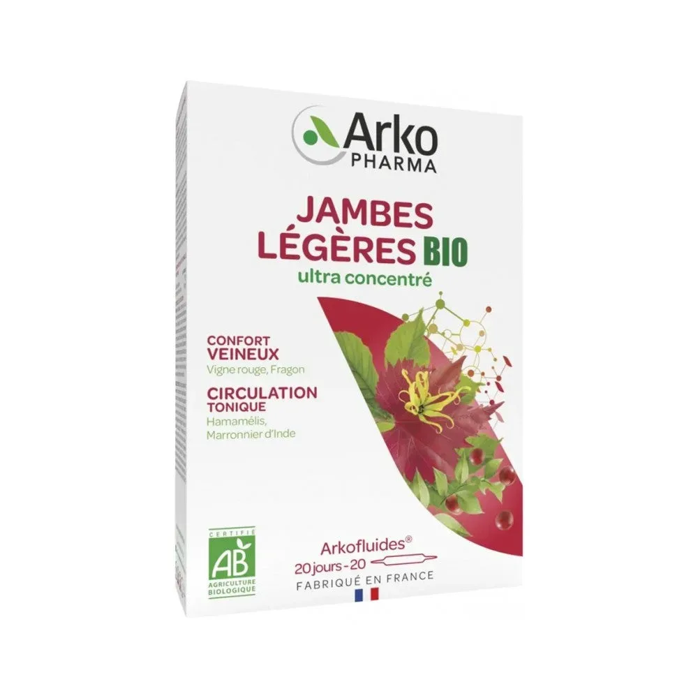 Arkopharma Arkofluides Gambe leggere bio 20 Fiale ? Integratore