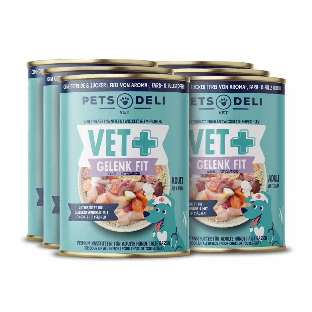 Nassfutter Vet Gelenk Fit für Hunde - 400g / 6er Pack