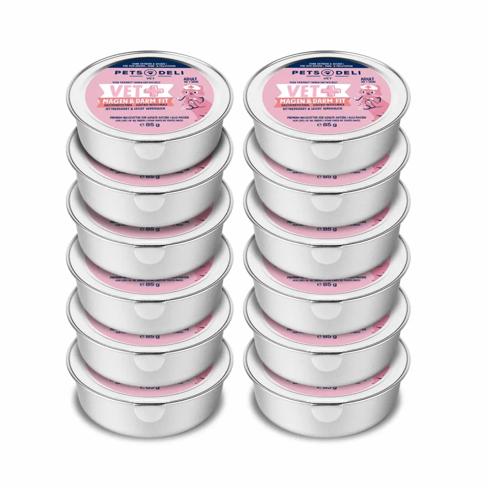 Nassfutter VET Magen & Darm Fit für Katzen - 12x85g