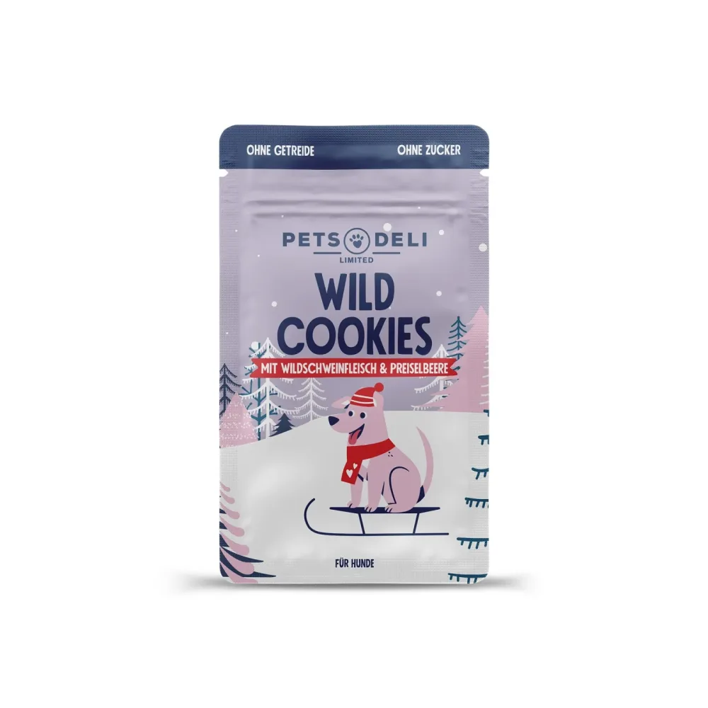 Snack Limited Edition Wild Cookies für Hunde - 80g / Einzelpackung