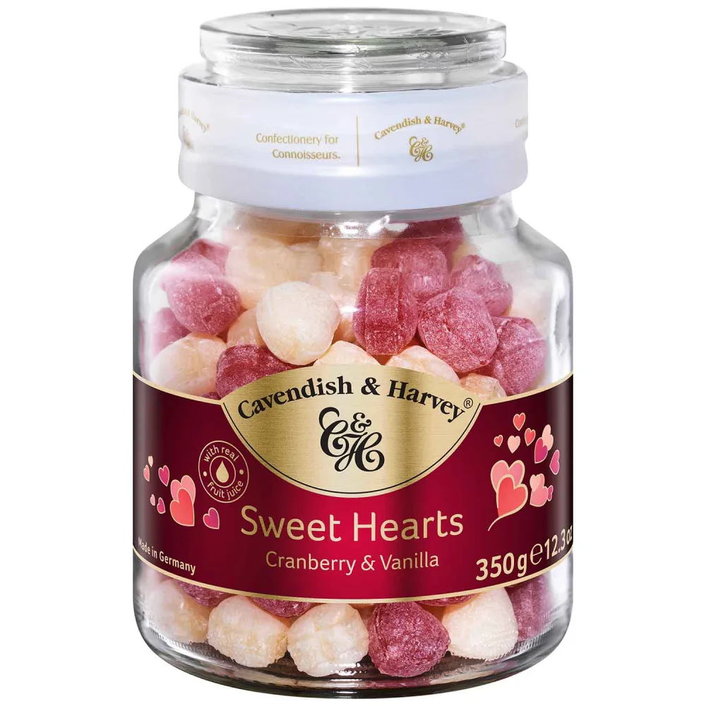 Cranberry & Vanilla Sweet Hearts im Glas
