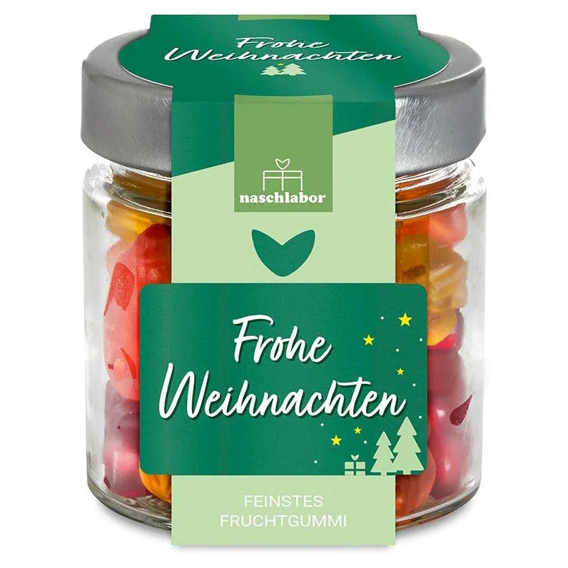 Frohe Weihnachten Fruchtgummis