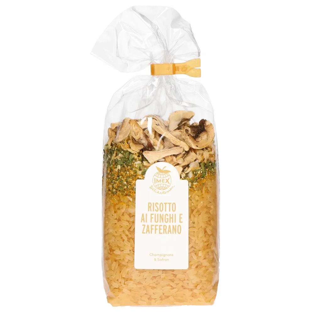 Risotto ai Funghi e Zafferano