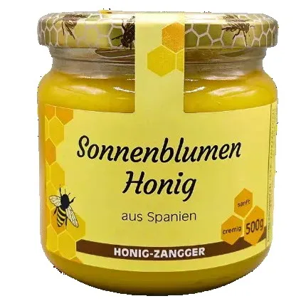 Sonnenblumen Honig Spanien