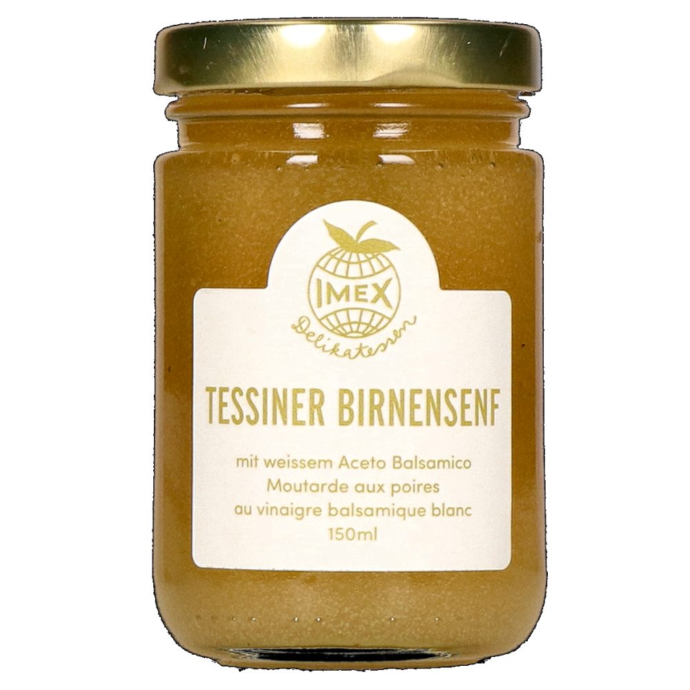 Tessiner Birnensenf mit weissem Balsamico