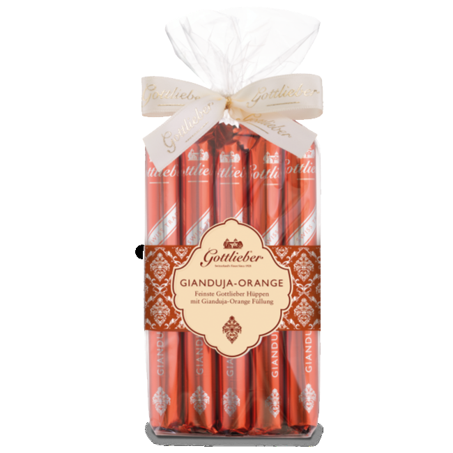 Gianduja-Orange im Säckli à 10 Hüppen