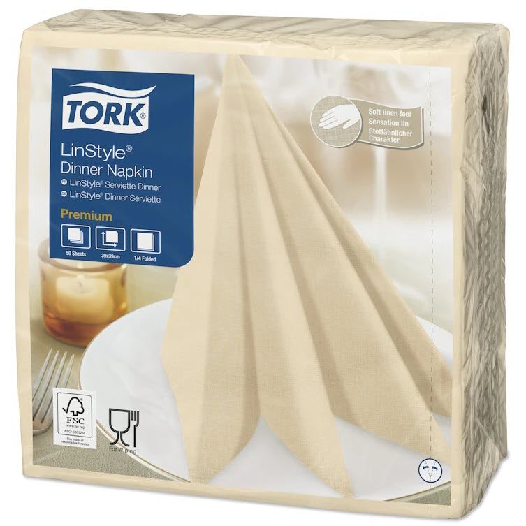Dinnerservietten Creme