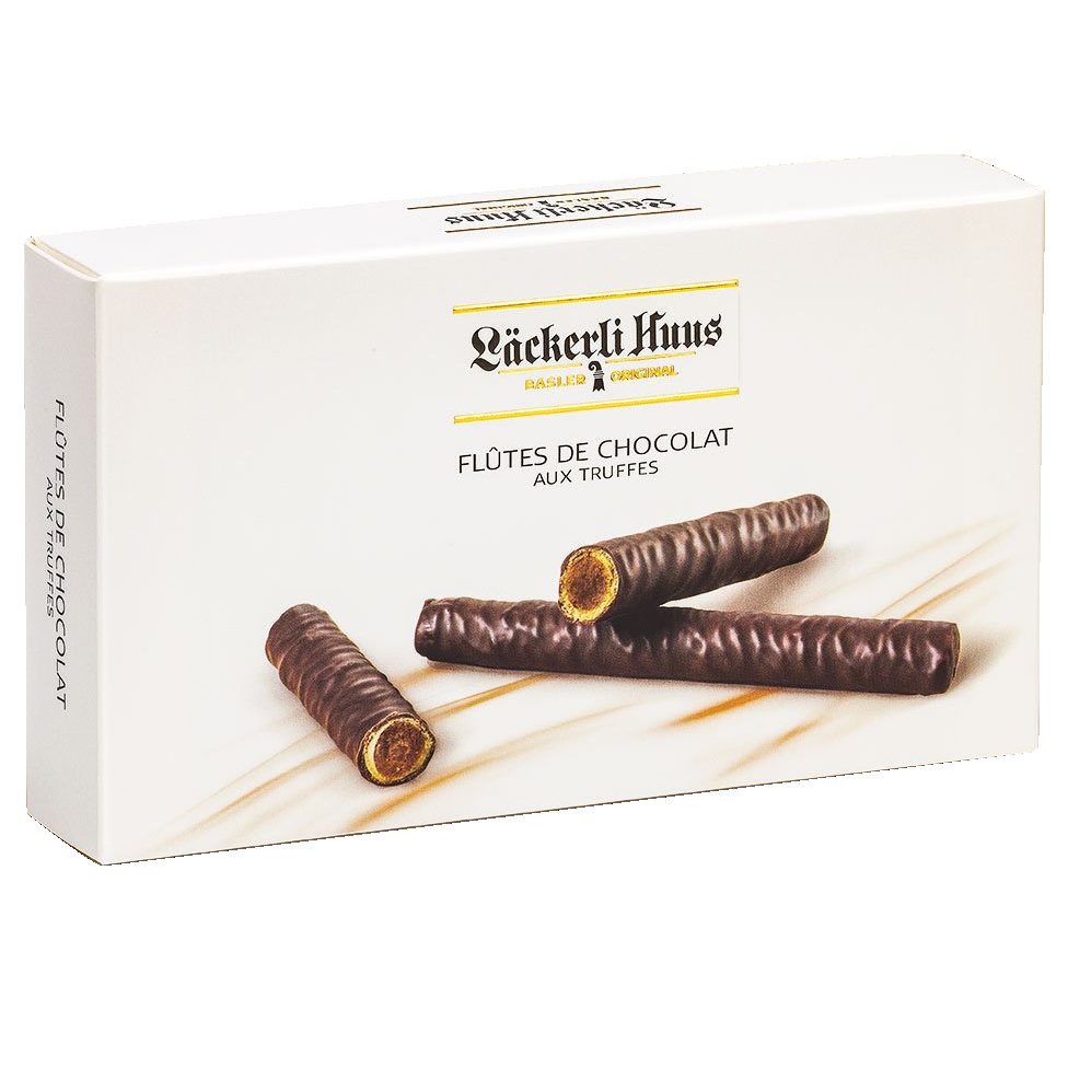 Flûtes de chocolat aux truffes