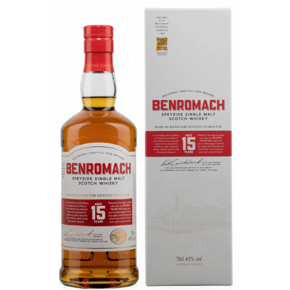 Speyside Single Malt Scotch Whisky 15 J.