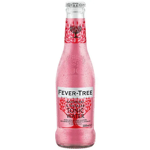 Raspberry & Rhubarb Tonic Water