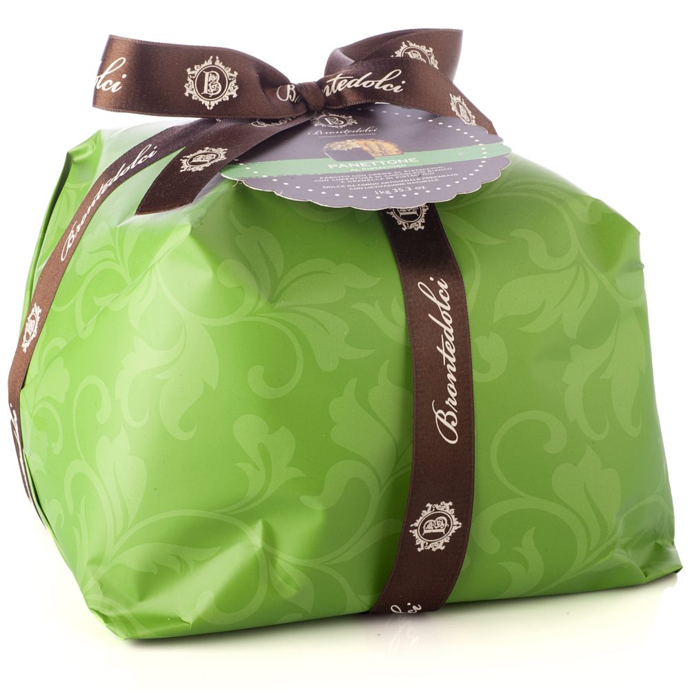 Panettone gefüllt mit Crema di Pistacchio