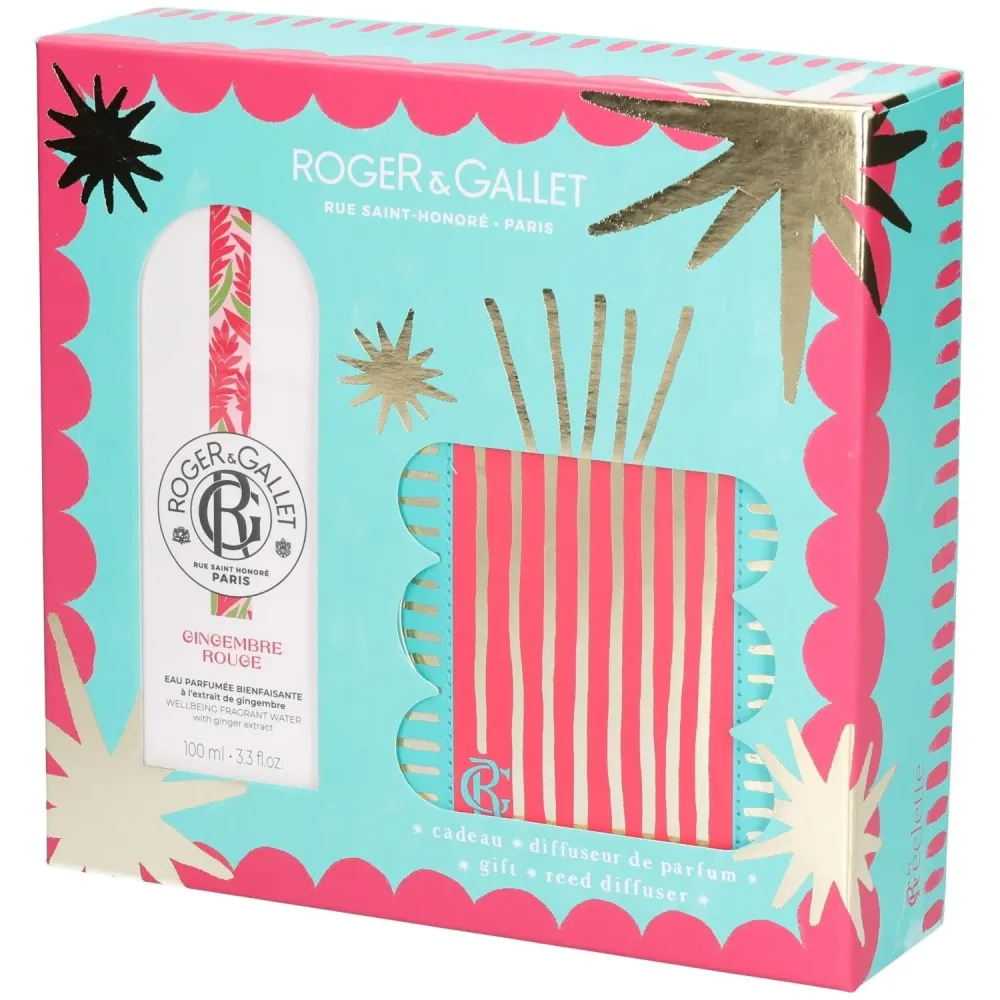 Roger & Gallet Geschenkset 'Eau Parfumée Bienfaisante? mit Rotem Ingwer + Diffusor