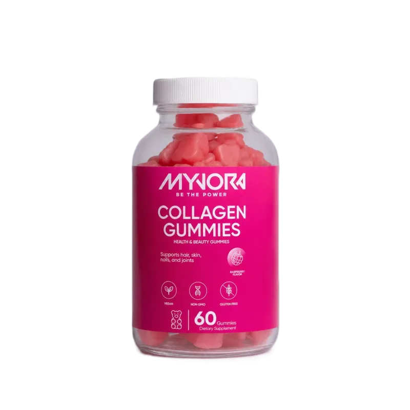 Myvora Kollagen Gummies mit Himbeere-Geschmack (60 Stk)
