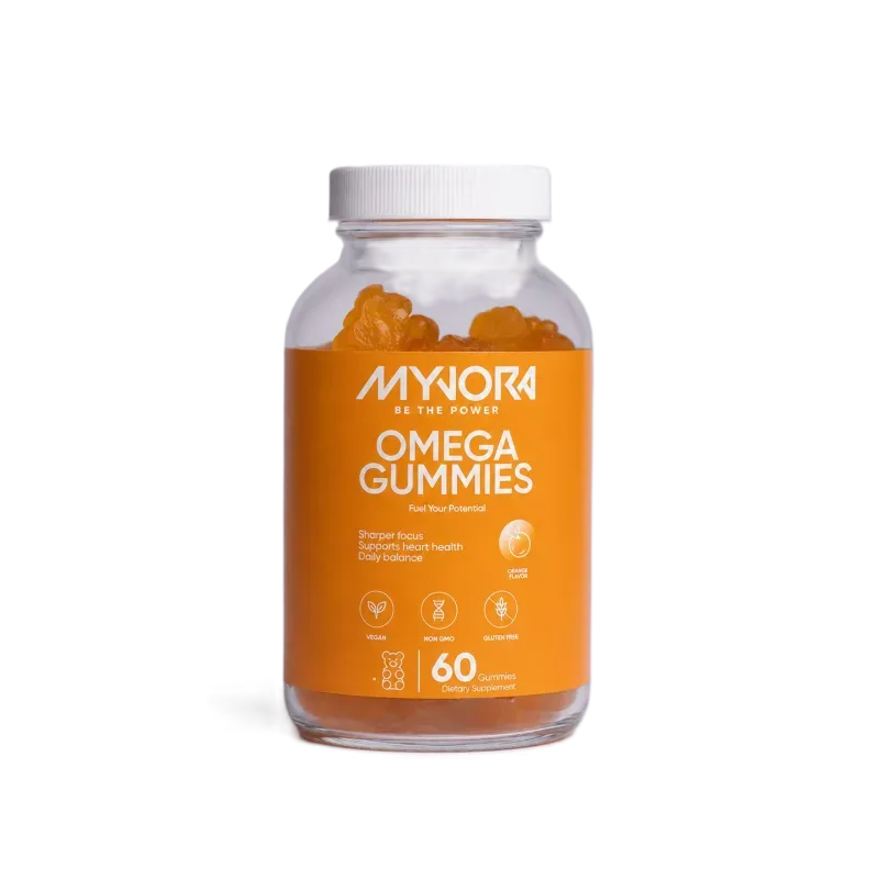 Myvora Omega Gummies mit Orangen-Geschmack (60 Stk)