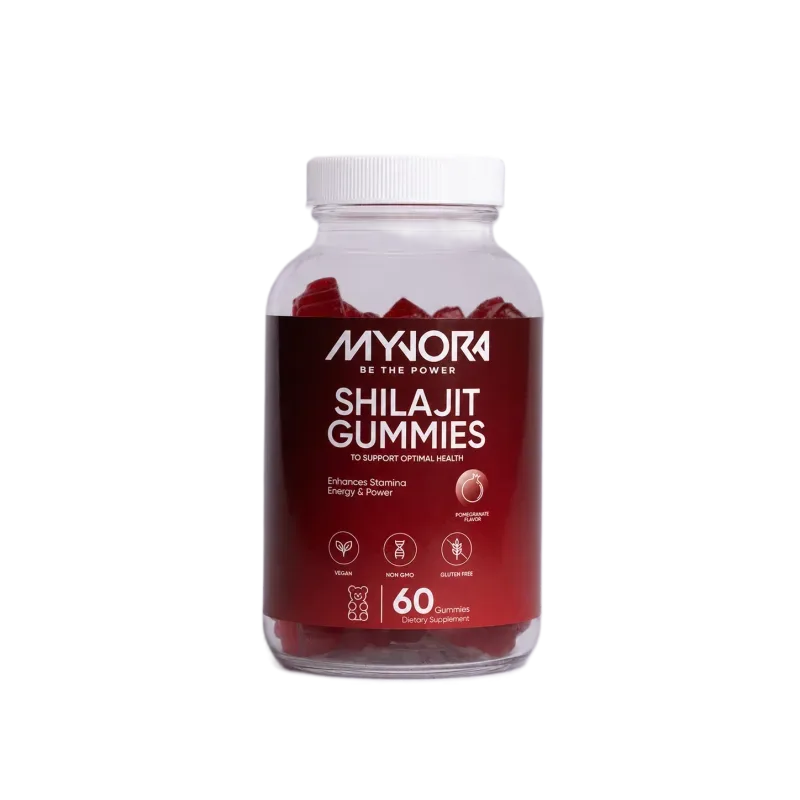 Myvora Shilajit Gummies mit Granatapfel-Geschmack (60 Stk)