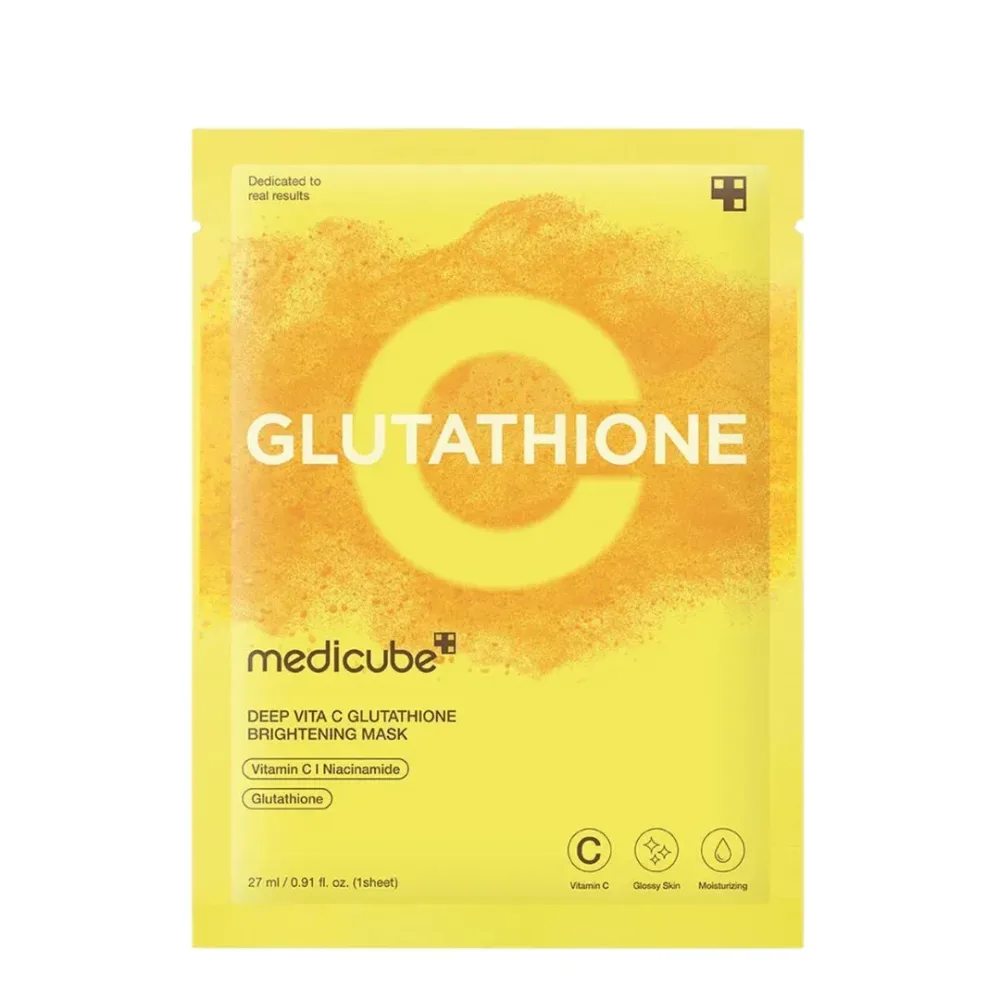Medicube - Deep Vita C Glutathione Brightening Mask, 1 Stück