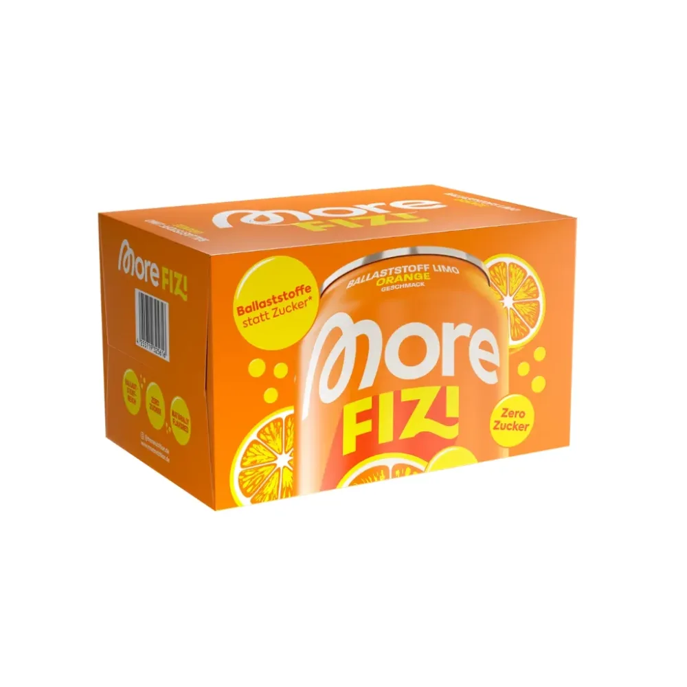 More Nutrition More Fizi Orange (6x330ml)