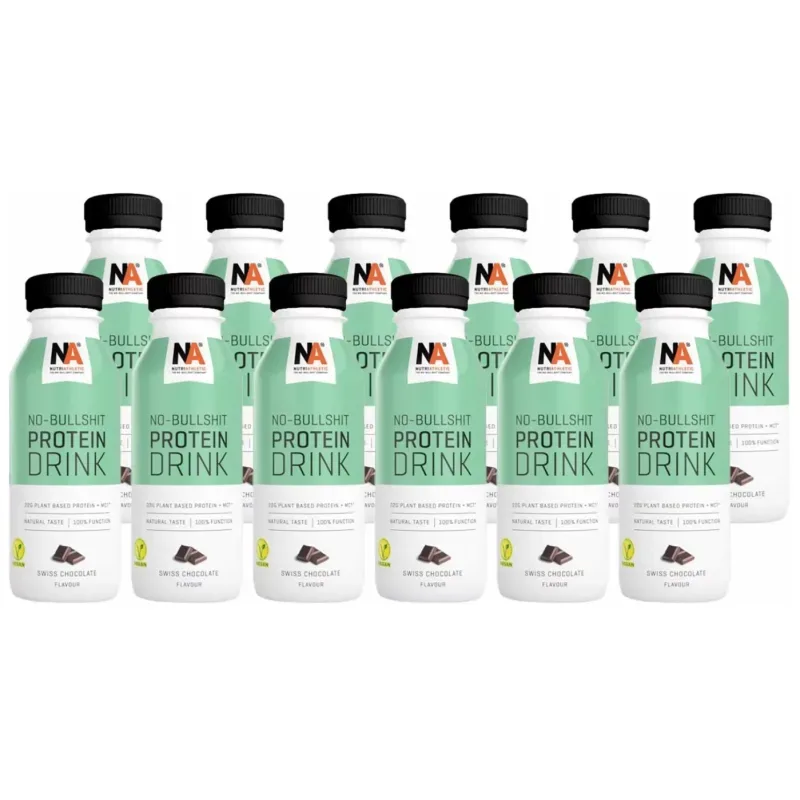 NUTRI ATHLETIC Plant Protein Drink Swiss Chocolate (12x330ml)