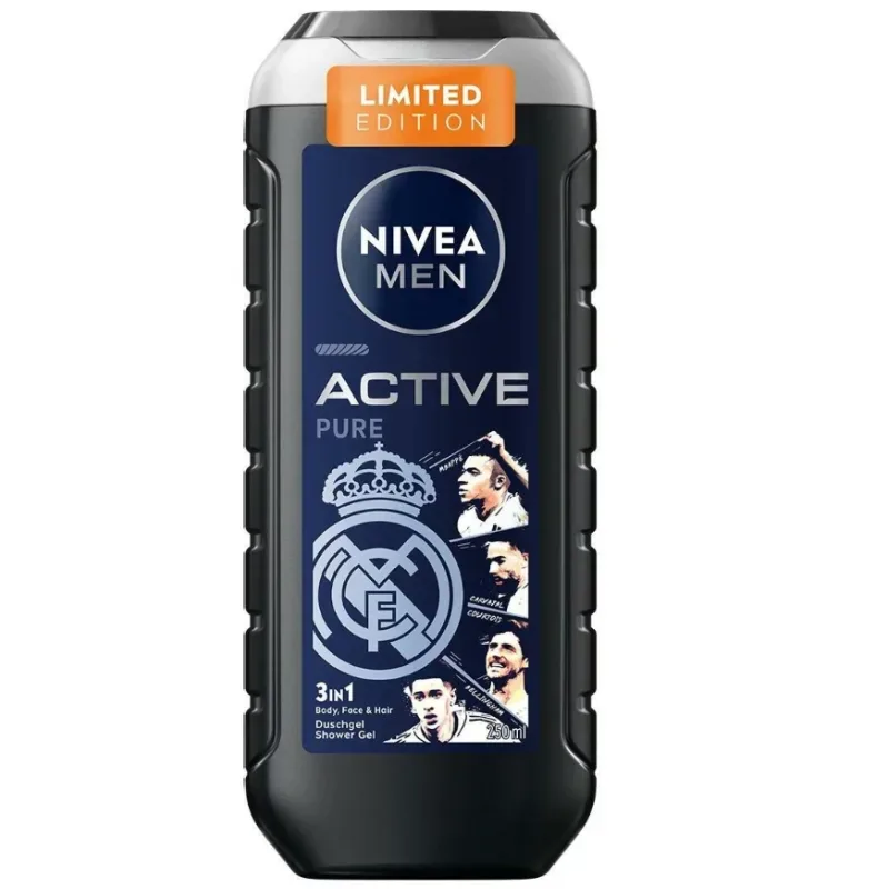 Nivea - Active Pure Real Madrid Pflegedusche, 250 ml