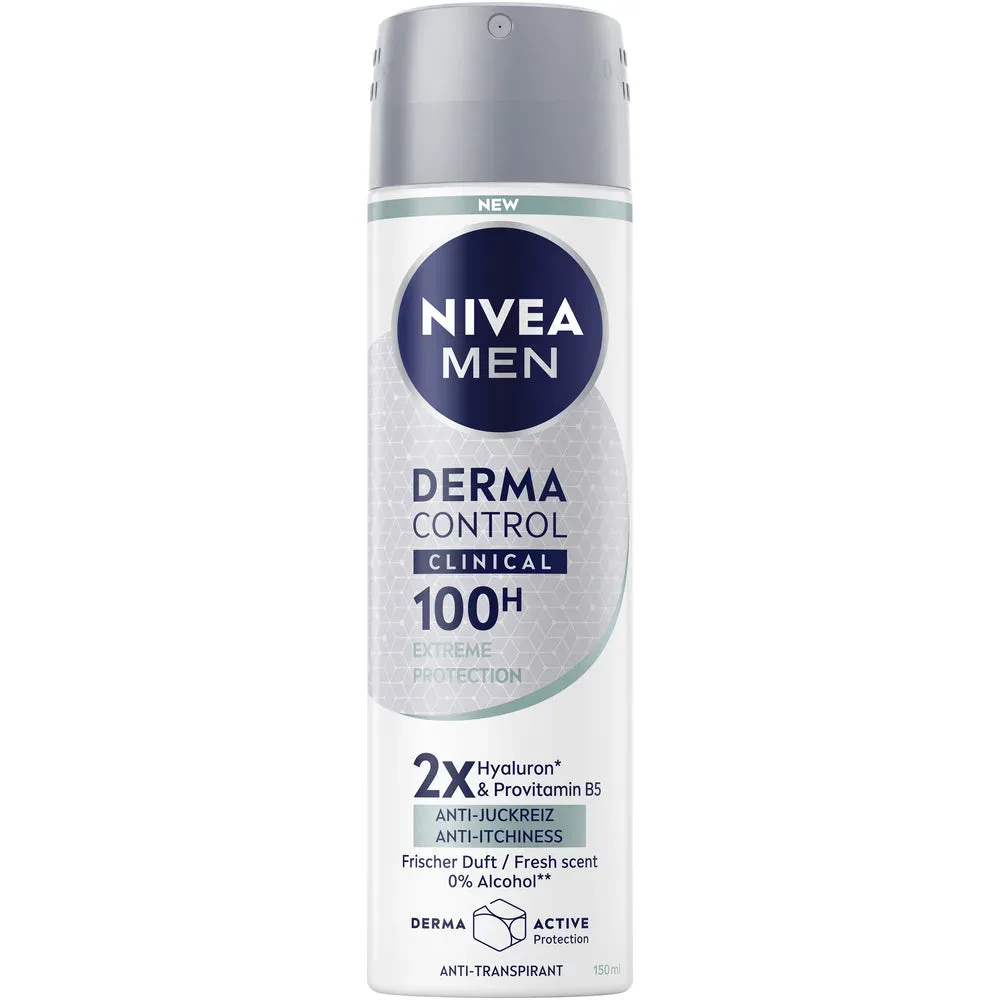 Nivea - DEO Derma Dry Control Maximum Spray Male, 150  ml