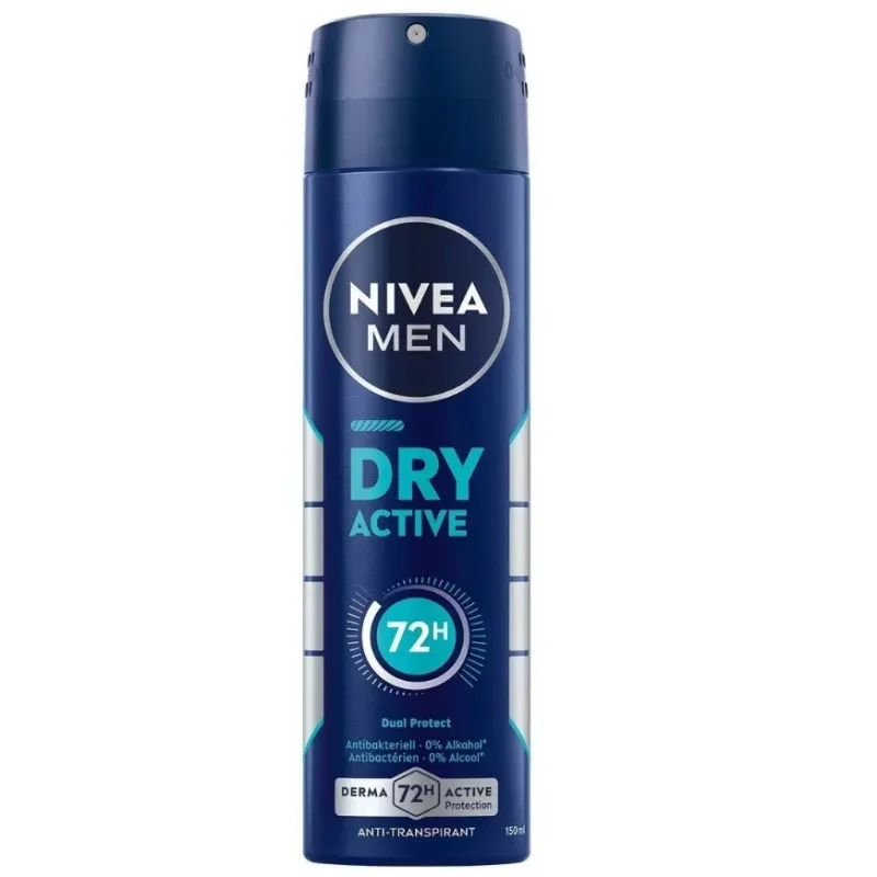 Nivea Dry Active Deo Spray Male (150 ml)