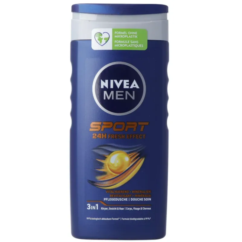Nivea Men Sport 24H fresh effect 3 in 1 Duschgel (250ml)