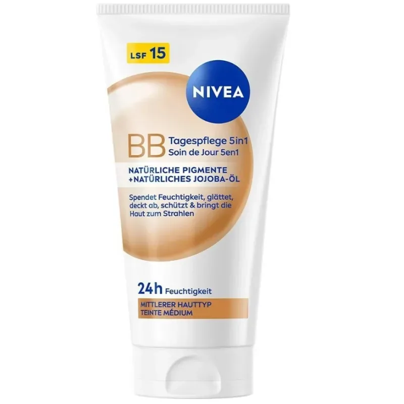Nivea - 5in1 Tagespflege BB Mittel LSF15, 5in1 Tagespflege BB Mitt LSF15, 50 ml