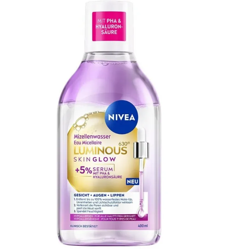 NIVEA Luminous Skin Glow Mizellenwasser (400ml)