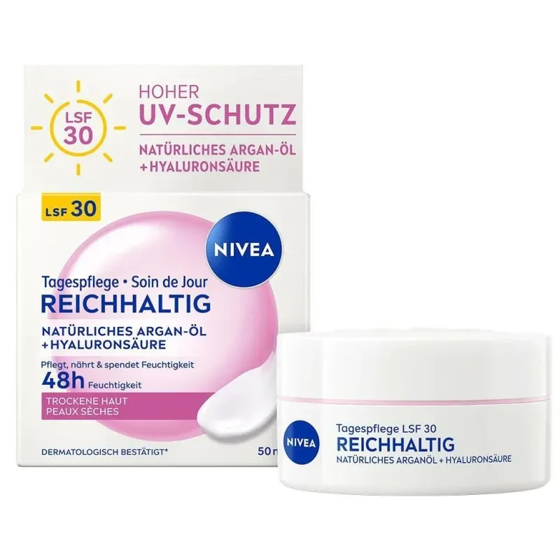 Nivea - Face Reichhaltige Tagescreme LSF 30, 50 ml