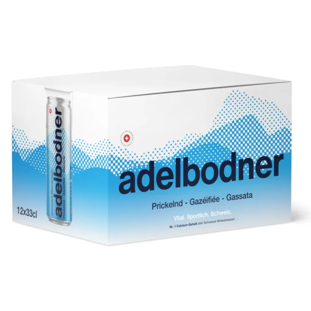 adelbodner Mineralwasser Prickelnd (12x330ml)