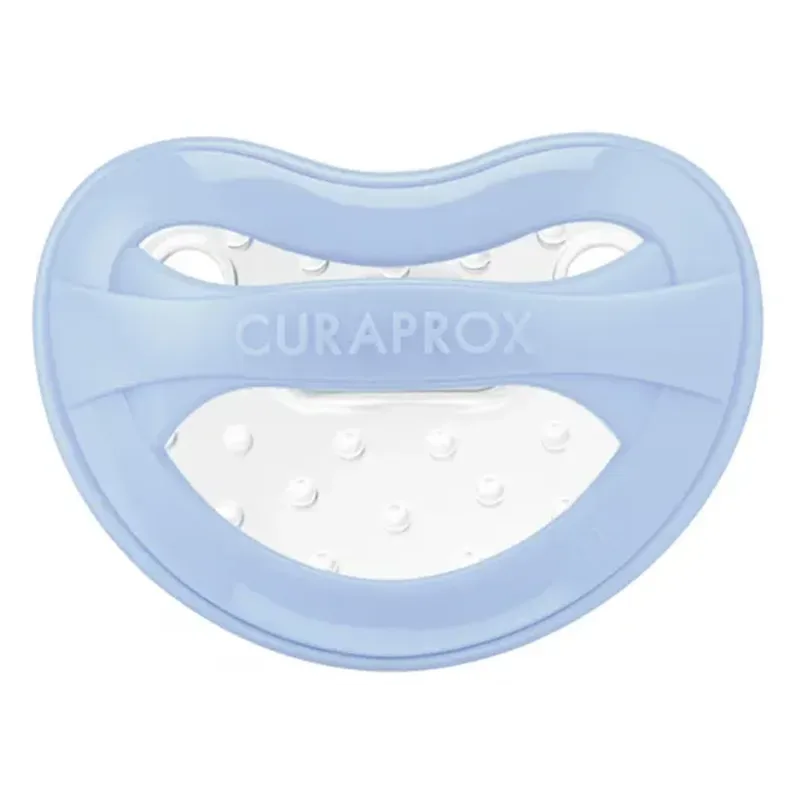 Curaprox Nuggi, Grösse 1, blau, ab 2.5 Jahre (1 Stk)