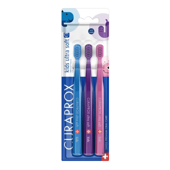 CURAPROX - CS kids ultra soft Zahnbürste TRIO, Zufallsauswahl, Set