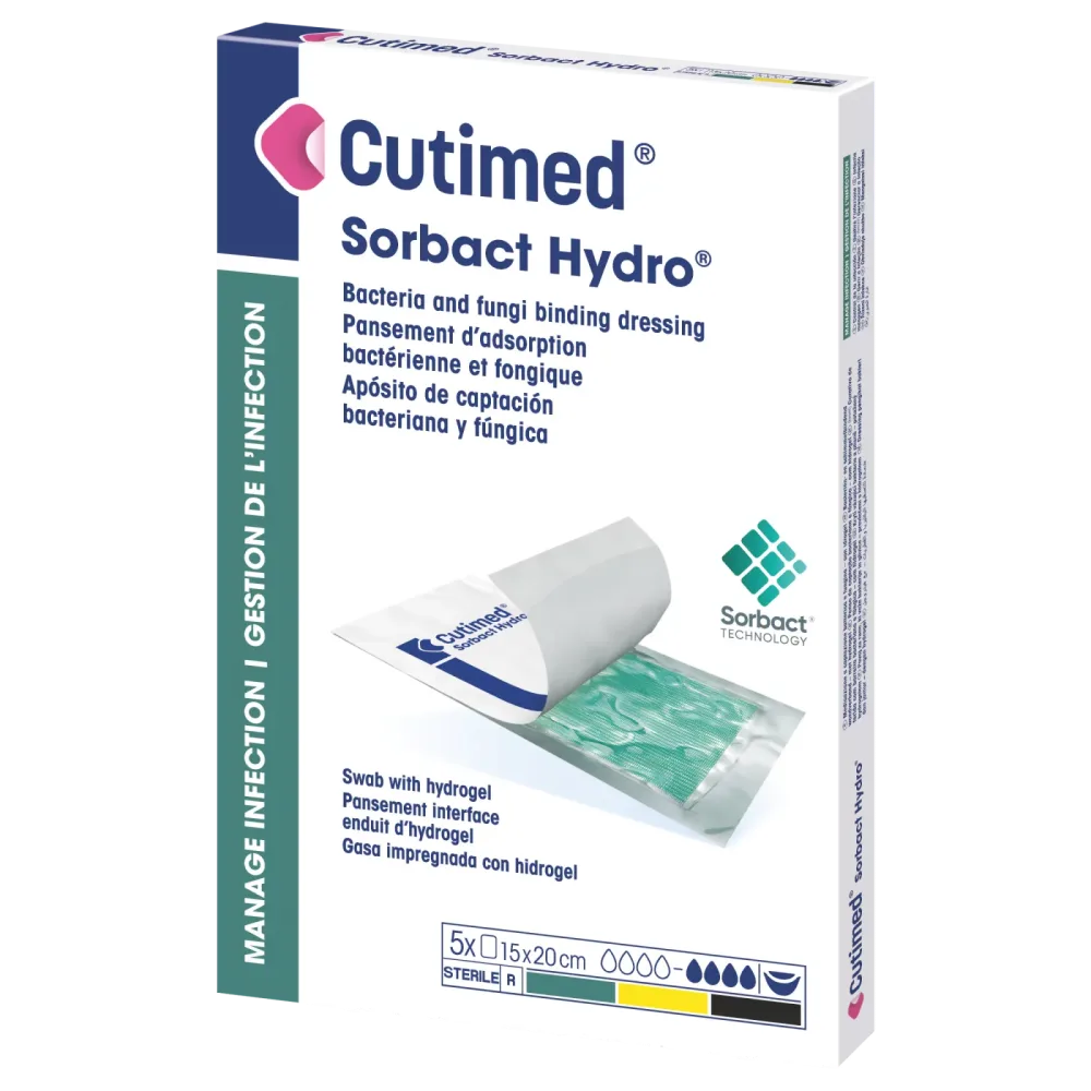 Cutimed Sorbact Hydro 15cm x 20cm (5 Stk)