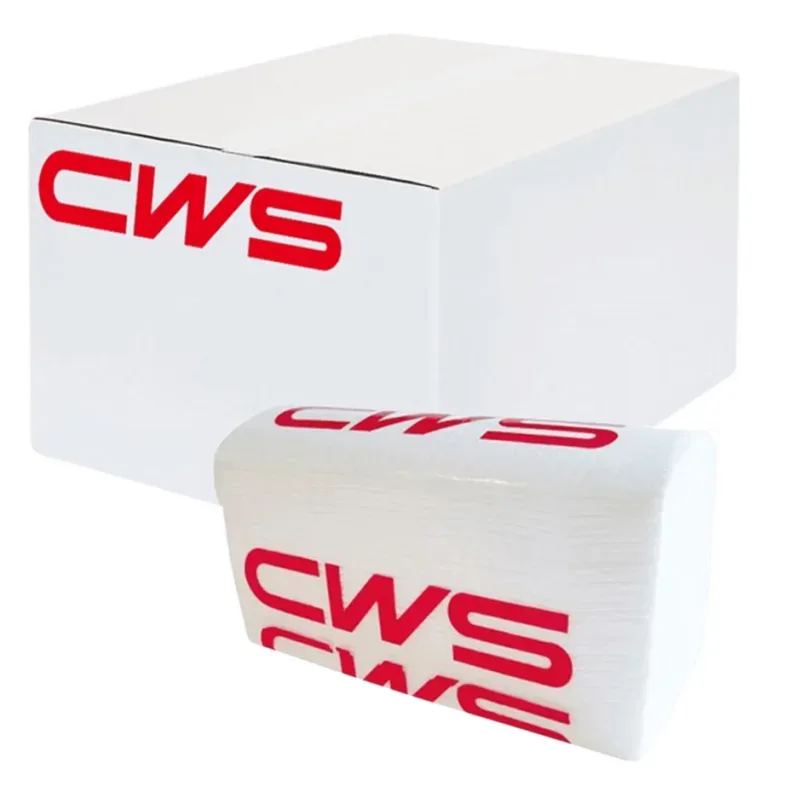 CWS Faltpapier Multi-Zellstoff hochweiss mit Z-Falz, 2-lagig (25x150 Blatt)