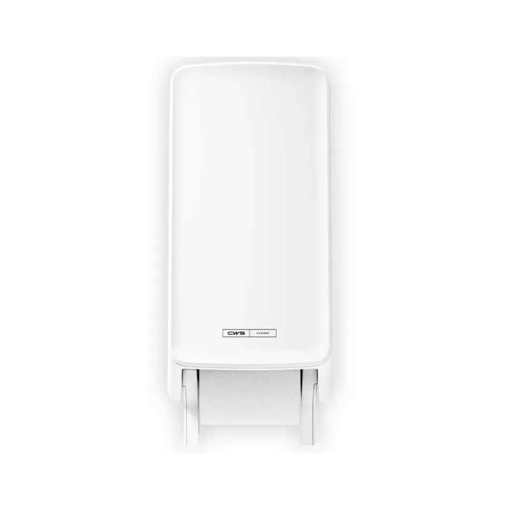 CWS PureLine Toilet Paper Toliettenpapierspender, ohne Panel, 2 Rollen (1 Stk)