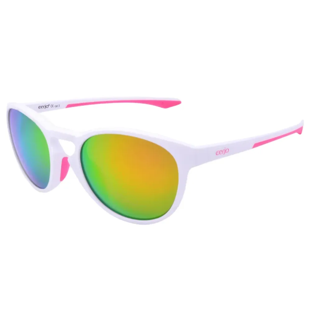 Cerjo Sonnenbrille Große Biegung, weiss (1 Stk)