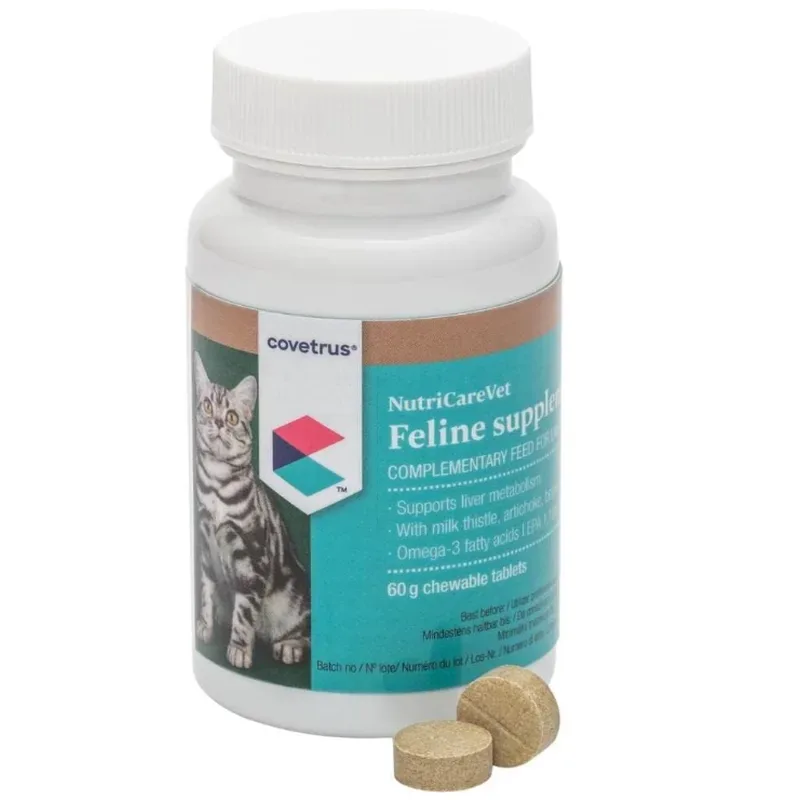 covetrus NutriCareVet Liver Support Katze Tabletten (80 Stk)