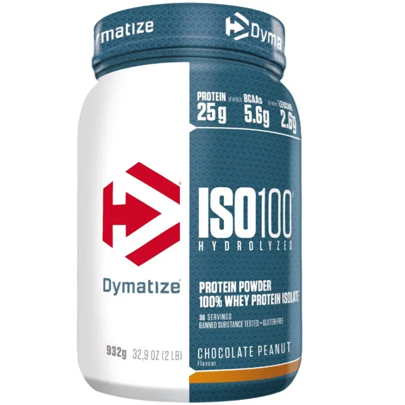 DYMATIZE - Power Pulver, Iso 100 Chocolate Peanut 2lb, 932G