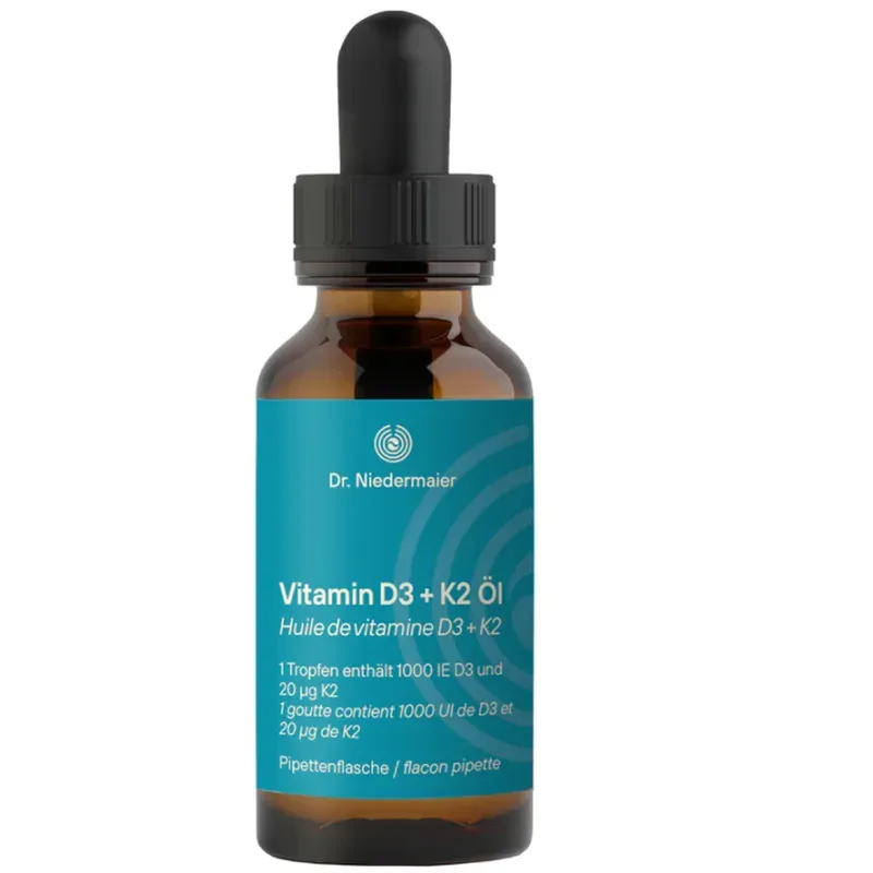 Dr. Niedermaier Vitamin D3 + K2 Öl Glasfl 50 ml