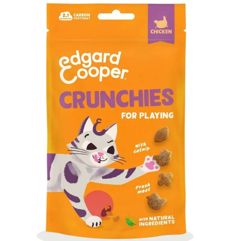 Edgard & Cooper Katzensnack-Crunchies Huhn (50g)