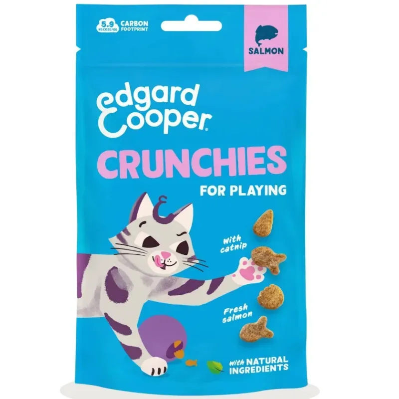 Edgard & Cooper Katzensnack-Crunchies Lachs (50g)